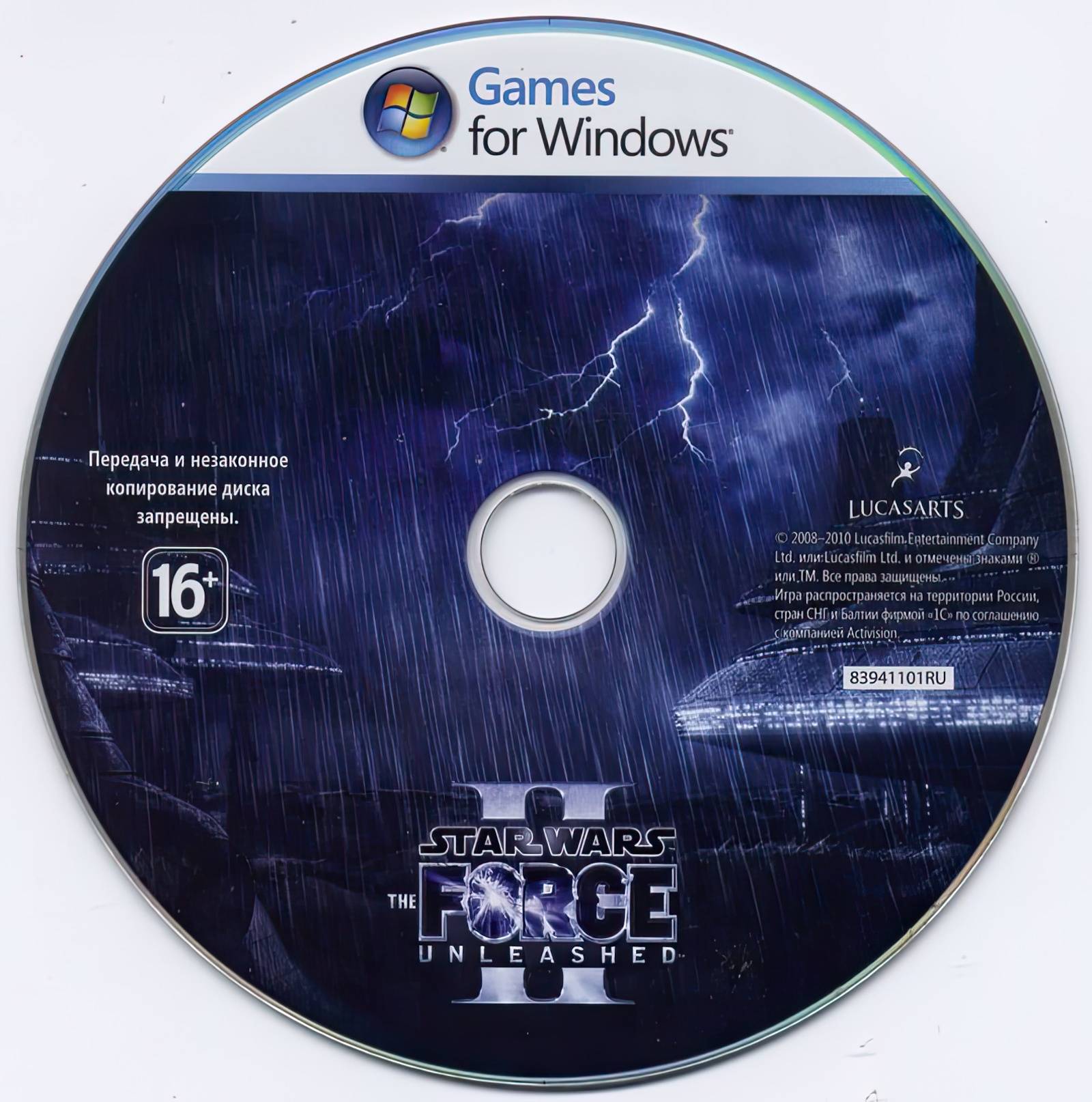 Лицензионный диск Star Wars The Force Unleashed 2 для Windows